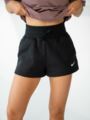 Nike Pheonix Fleece High-Rise Shorts Black