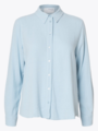 Selected Femme Viva Long Sleeve Sun Shirt Cashmere Blue