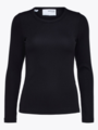 Selected Femme Dianna Long Sleeve O-Neck Top Black