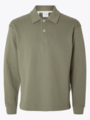 Selected Homme Selected Homme Relax Dap Long Sleeve Polo Agave Green