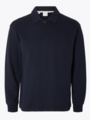 Selected Homme Selected Homme Relax Dap Long Sleeve Polo Sky Captain