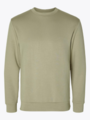 Selected Homme Emanuel Soft Crew Neck Sweat Vetiver