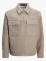 Jack and Jones Russel Wool Blend Jacket Greige