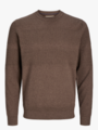 Jack and Jones Noah Knit Crew Neck Walnut Twist/full structure