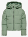 Kids Only Dolly Short Puffer Jacket Hedge Green