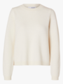 Selected Femme Ana Long Sleeve Knit O-Neck Birch